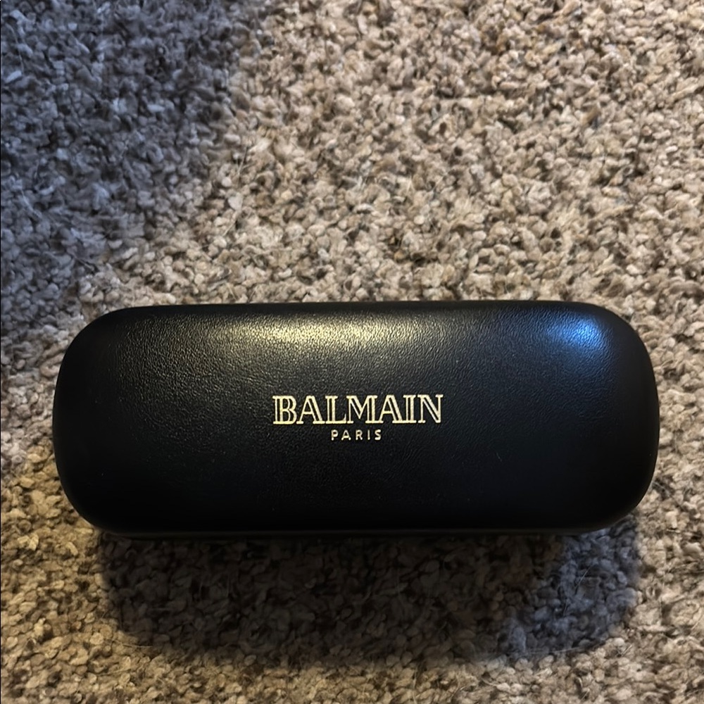 Balmain Black Eyewear Case